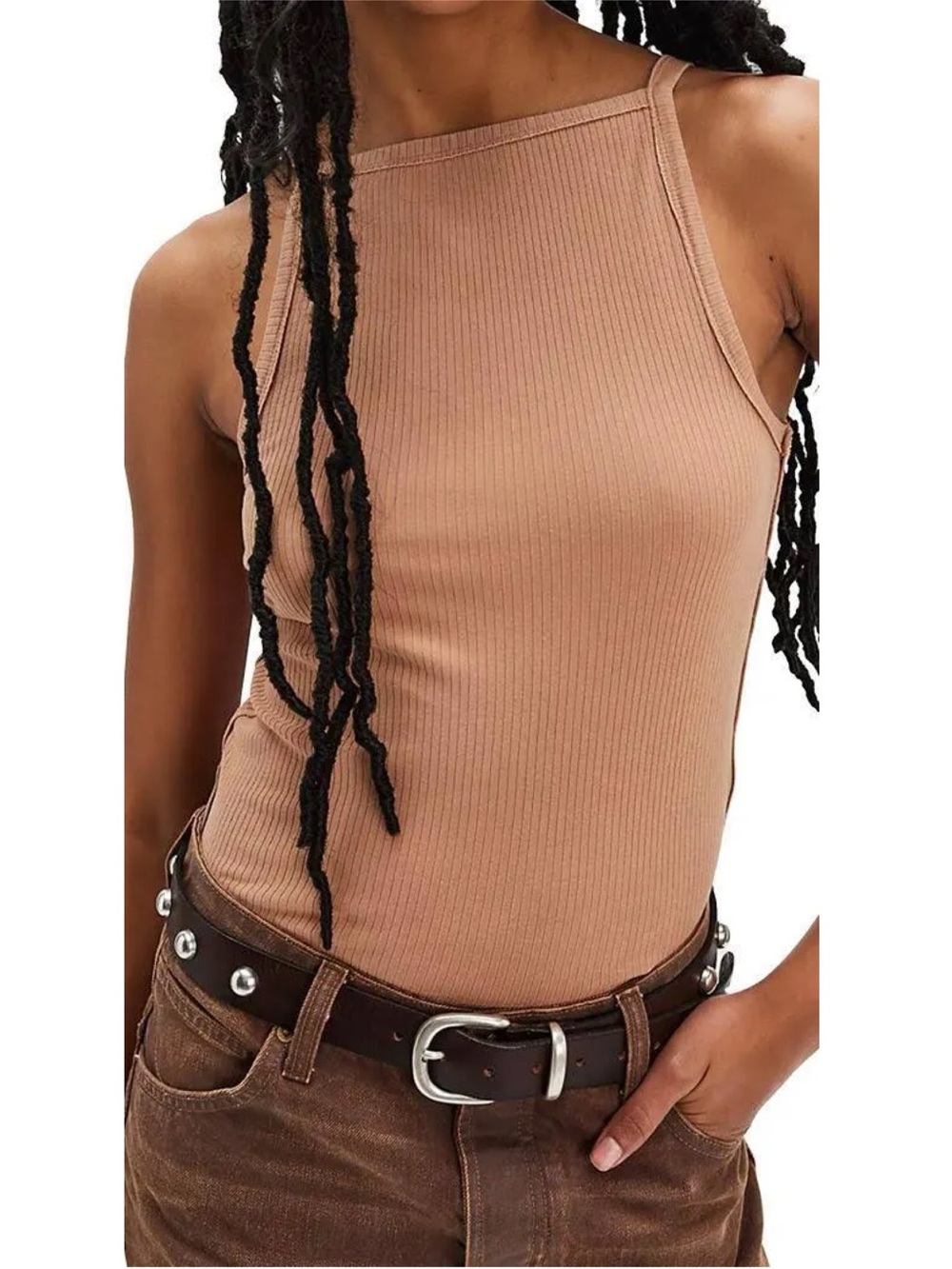 FREE PEOPLE x We The Free Mia Tank - Macchiato
